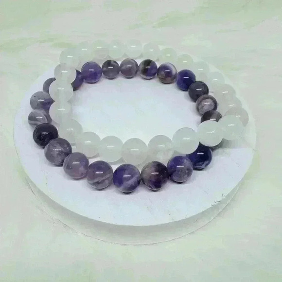 Iced Taro Duo Beaded Bracelet - Picture 1 of 6